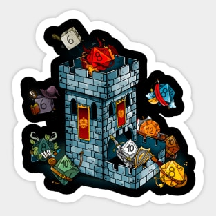 Dice Tower Sticker